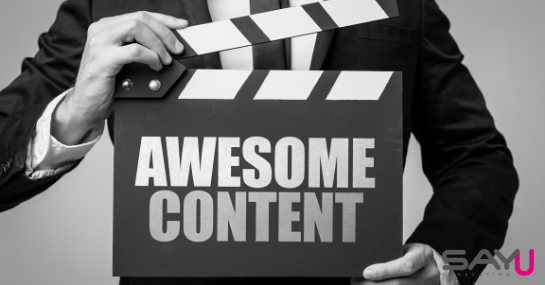 Attractive and relevant content